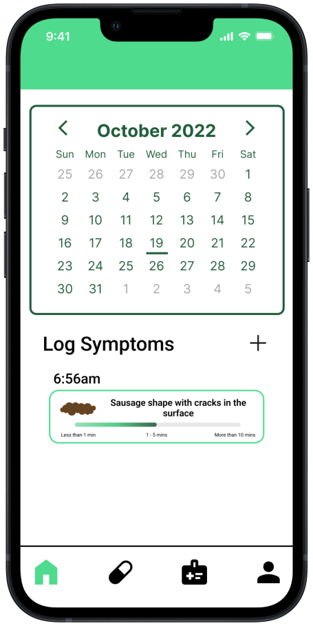 Low fidelity home page